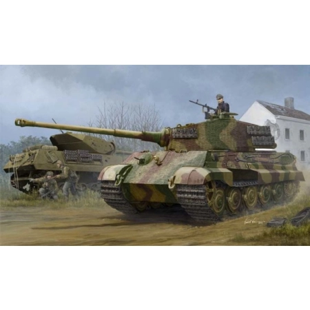 HOBBY BOSS 84531 - Niemiecki czołg PzKpfw VI SdKfz182 Tiger II (Henschel 1944) - 1:35