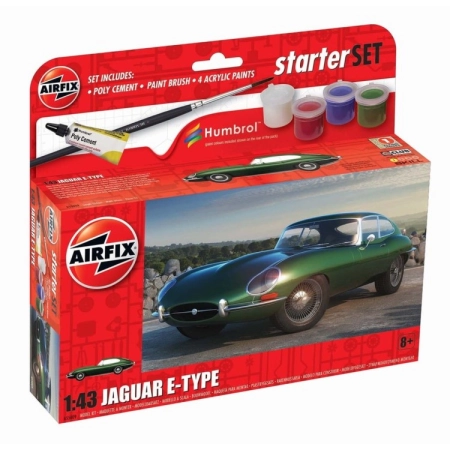 AIRFIX A55009 - Starter Set - Jaguar E-Type - 1:43