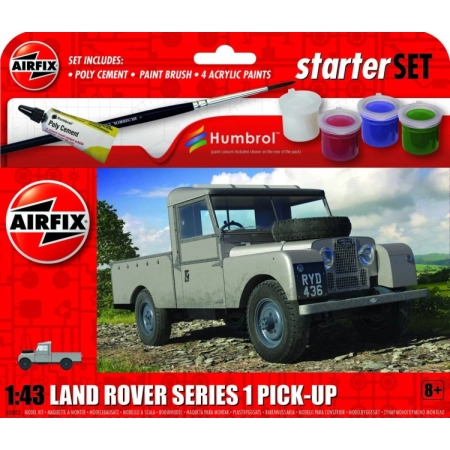AIRFIX A55012 - Starter Set - Land Rover Series 1 - 1:43