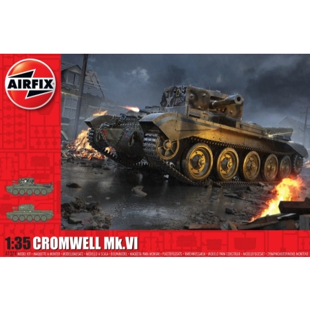 AIRFIX A1374 - Czołg Mk.VIII A27M Cromwell Mk.VI (polskie malowanie) - 1:35