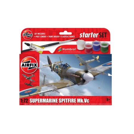AIRFIX A55001 - Starter Set - Supermarine Spitfire MkVc - 1:72