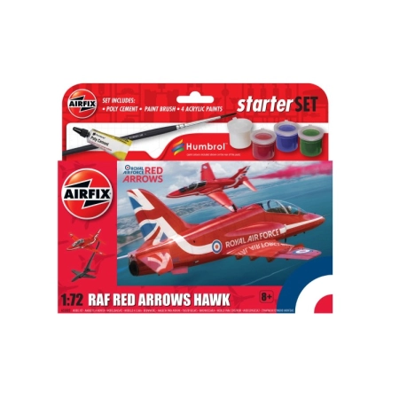 AIRFIX A55002 - Starter Set - Red Arrows Hawk - 1:72