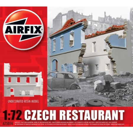 AIRFIX A75016 - Ruiny budynku WWII - Restauracja - Czechy - 1:72