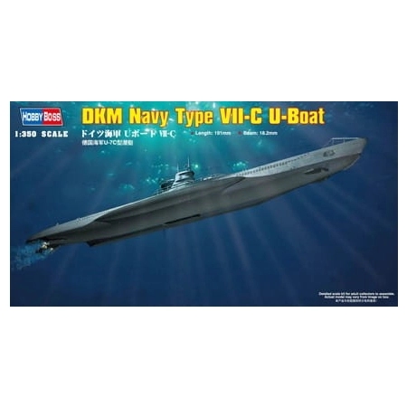 HOBBY BOSS 83505 - German Type VII-C U-boat - 1:350