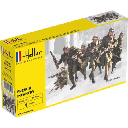 Heller 49602 - Figurki - Piechota francuska - 1:72