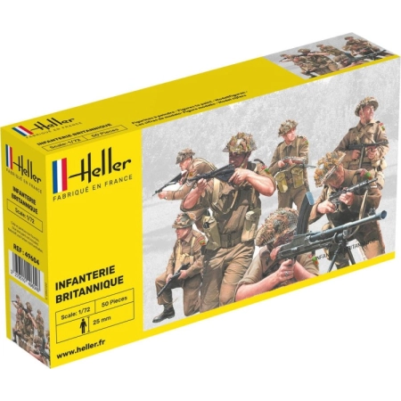 Heller 49604 - Figurki - Piechota brytyjska - 1:72