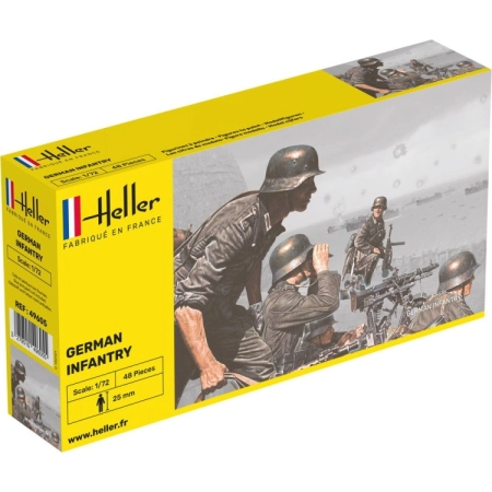 Heller 49605 - Figurki - Piechota niemiecka - 1:72