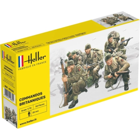 Heller 49632 - Figurki - Komandosi brytyjscy - 1:72