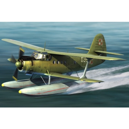 HOBBY BOSS - 81706 Antonov AN-2W Colt (na pływakach. polskie malowanie) - 1:48
