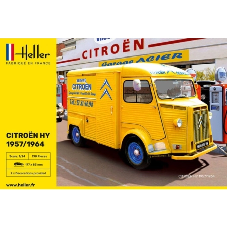 Heller 80744 - Citroen HY 1957 / 1964 - 2 malowania - 1:24