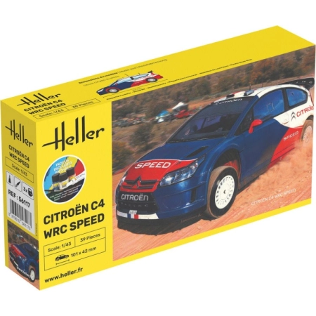 Heller 56117 - Starter Set - Citroen C4 WRC 2010 - 1:43