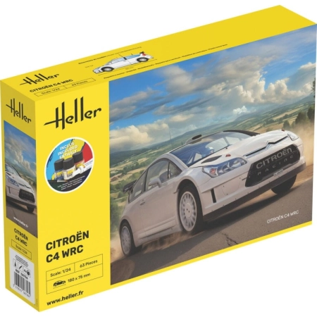 Heller 56756 - Starter Set - Citroen C4 WRC 2010 - 1:24
