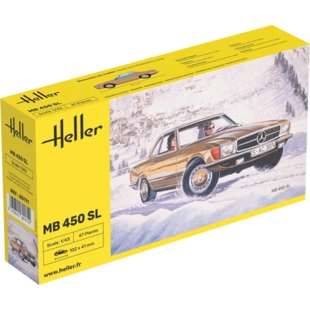 Heller 80171 - Mercedes Benz 450SL - 1:43