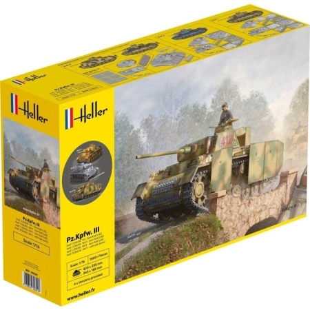 Heller 30321 - Pz.Kpfw.III Ausf. J, L, M - 1:16