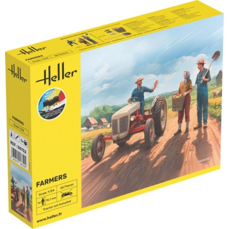 Heller 58752 - Starter Set - Figurki - Farmerzy - 1:24