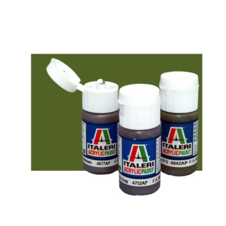 Italeri 4301AP - Farbka akrylowa matowa szaro-zielona 20 ml