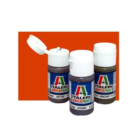 Italeri 4302AP - Matowa farba akrylowa pomarańczowa, 20 ml.
