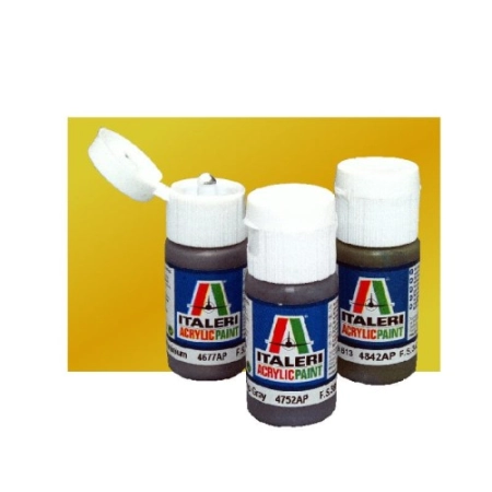 Italeri 4671AP - Metaliczna farbka akrylowa, 20 ml