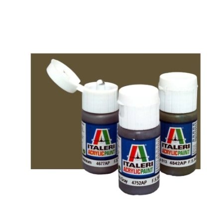 Italeri 4303AP - Matowa farbka akrylowa Flat Dark Earth, 20 ml.