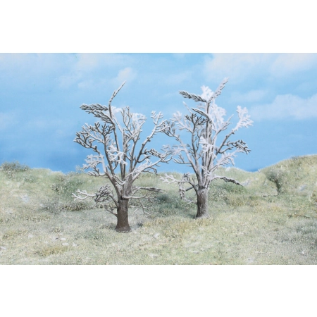 Heki 2106 - 2 drzewka zimowe, wysokość 14 cm