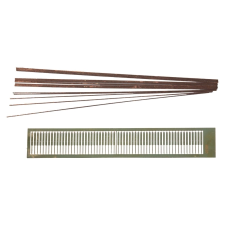 Heki 6521 - Metalowa poręcz, 60 słupków, 20 linek, 4m