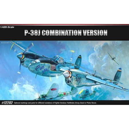 Academy 12282 - P-38 E/J/L Lighting 1:48