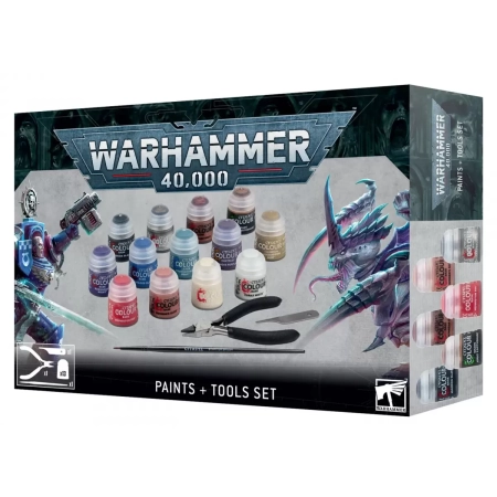 Games Workshop 60-12 - 40K PAINTS+TOOLS CAN/POL/FIN/SWE/DEN/NOR
