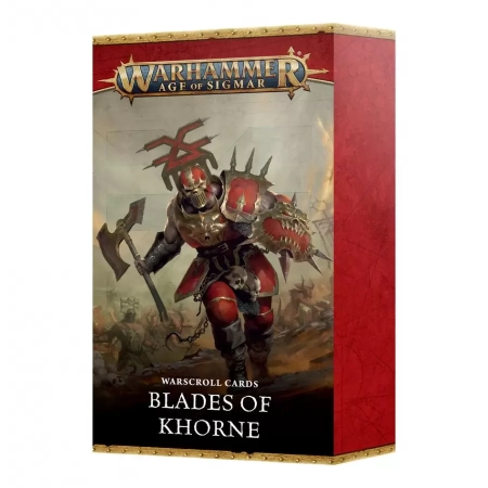 Games Workshop 83-81 - WARSCROLL CARDS: BLADES OF KHORNE (ENG)