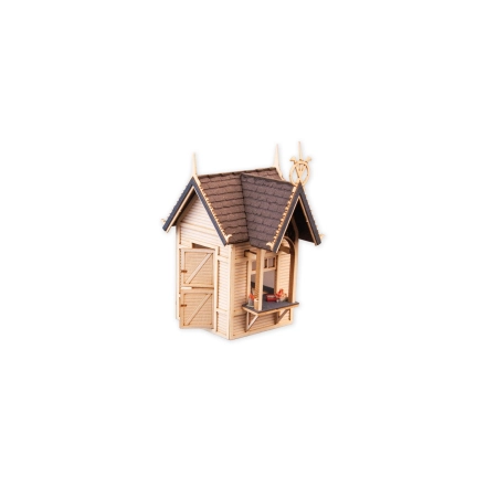 Noch 14383 - Laser-Cut mini: Budka z pamiątkami 2,7 x 2,7 cm