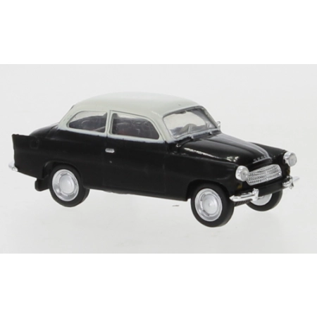 Brekina 27460 - Skoda Octavia, czarno-biały, 1960 r.