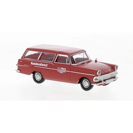 Brekina 20139 - Opel P2 Caravan, fabryka wozów strażackich w Metz, 1960 r.