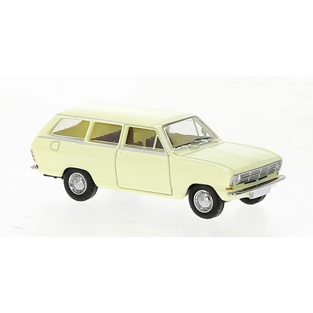 Brekina 20431 - Opel Kadett B Caravan jasnożółty, 1965 r.