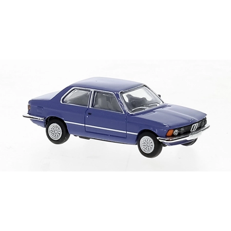 Brekina 24304 - BMW 323i niebieski, 1975 r.