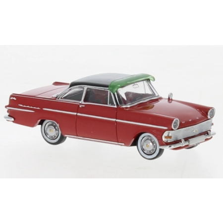 Brekina 20070 - Opel P2 Coupe czerwono-czarny, 1960 r.