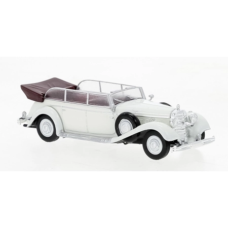 Brekina 21054 - Mercedes MB 770K, biały, 1938 r.