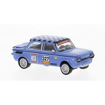Brekina 28257 - NSU TTS, niebieski, NSU Sport, 1966 r.
