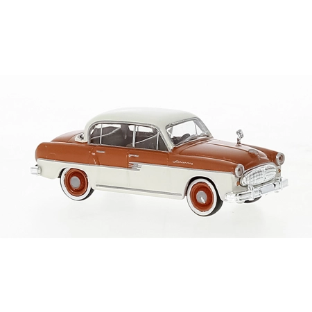 Brekina 27479 - Sachsenring P 240, ciemnopomarańczowy/biały, 1956 r.