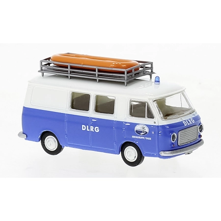 Brekina 34436 - Fiat 238 Halbbus, DLRG Stade, 1965