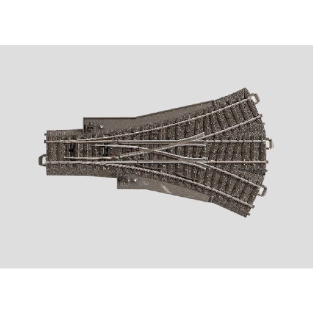 Märklin 24630 - Rozjazd trójtorowy L=188,3 mm, 2x 24,3'