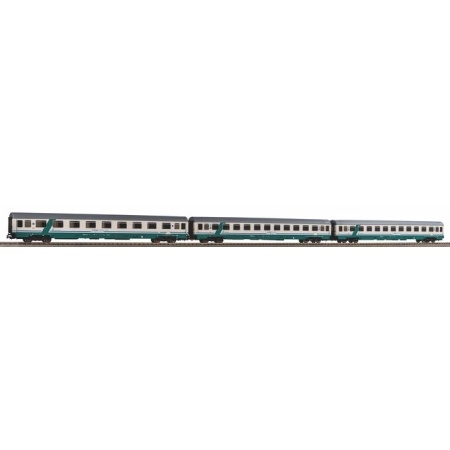 Piko 58252 - Zestaw 3 wagonów pasażerskich EUROFIMA XMPR Intercity, FS, Ep.V