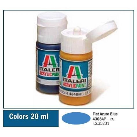 Italeri 4308AP - Matowa farbka akrylowa błękitna, 20 ml.
