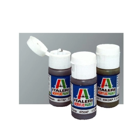 Italeri 4677AP - Metaliczna farbka akrylowa, 20 ml FS37178