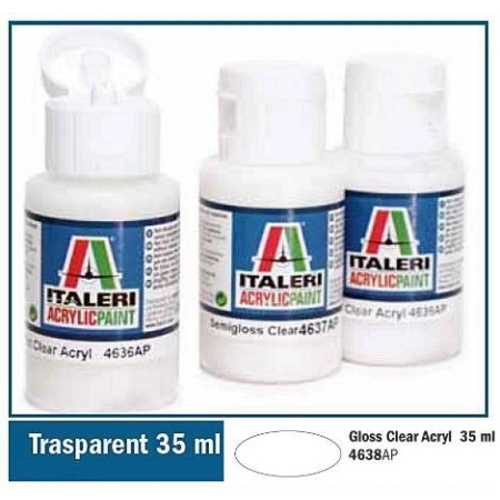 Italeri 4638AP - Błyszczący bezbarwny lakier akrylowy, 35 ml.