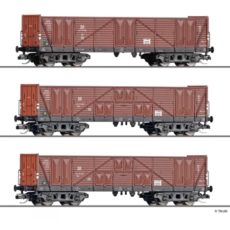 Tillig 502799 - Zestaw wagonów towarowych „Grundstoff-Industrie-Pendel”