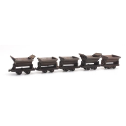 Artitec 387.396 - 5 Wagoników wąskotorowych H0/f