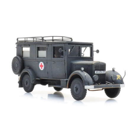 Artitec 6870587 - Pojazd Granit 25 H szary, Wehrmacht