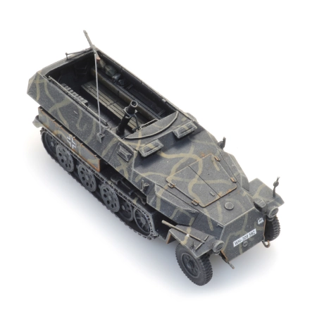 Artitec 6870476 - Pojazd gąsienicowy Sd.Kfz. 251/2 Ausführung C, granatnik, szary