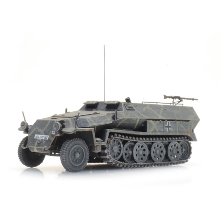 Artitec 6870476 - Pojazd gąsienicowy Sd.Kfz. 251/2 Ausführung C, granatnik, szary