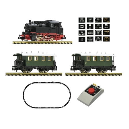 Fleischmann 5160003 - Analogowy zestaw startowy z BR 80, Ep.III