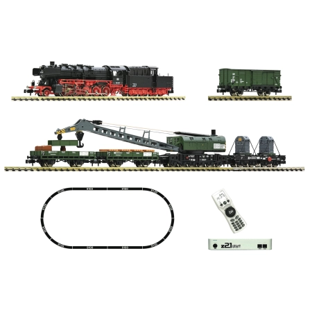 Fleischmann 5170004 - Cyfrowy zestaw startowy z BR 051, DB, Ep.IV, z21start